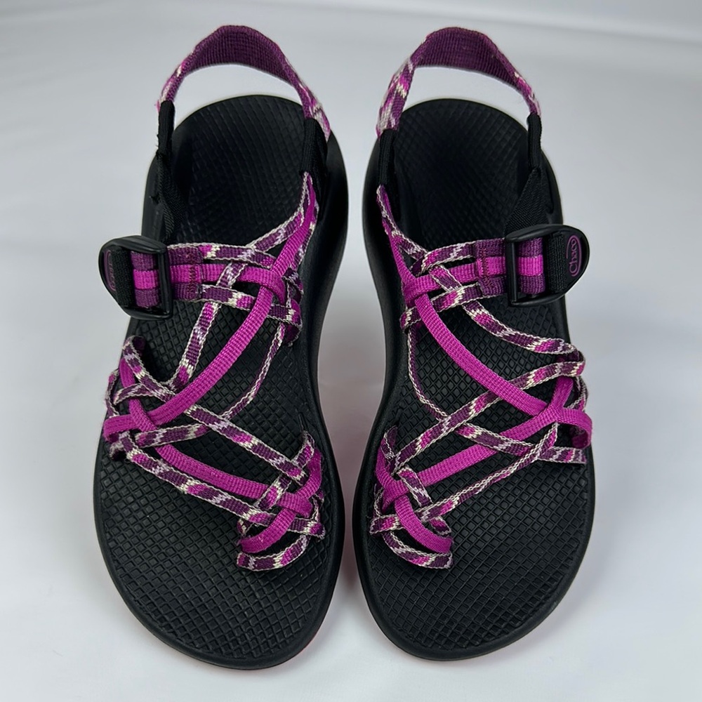 Chaco Women's ZX3 Size 8. Pinks & Purples. Black & Pink Vibram Sole.